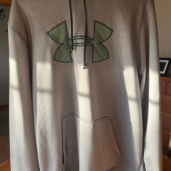 Under Armour Men's XL Gray Hooded Sweatshirt - Picture 1 of 2